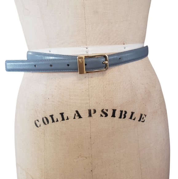 Liz Claiborne Vintage Leather Semi Aniline Belt - Picture 2 of 5